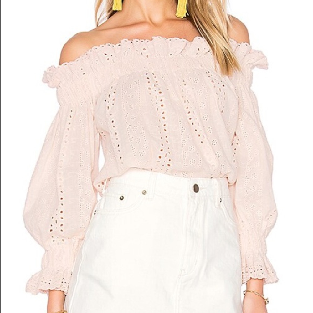 x REVOLVE Off the Shoulder Top in Blush
Endless Rose